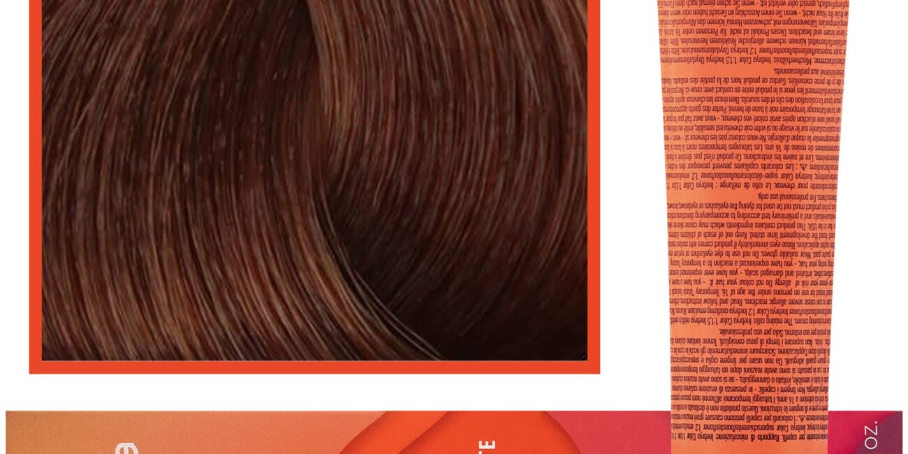 Inebrya Color - farba krem koloryzujący do włosów, 100ml 7/4 | Miedziany Blond