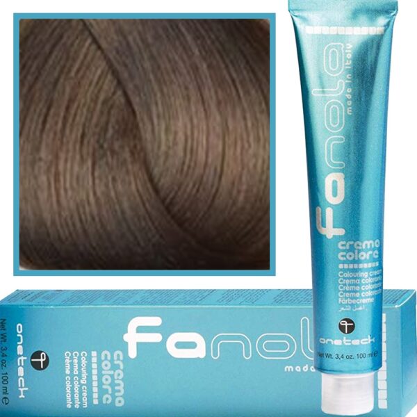 Fanola Crema Color farba - profesjonalny krem koloryzujący, 100 ml 5.8 | Jasny Matowy Kasztan