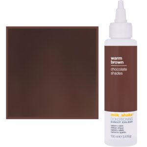 Milk Shake Direct Colour Toner do koloryzacji włosów 100ml, pełna paleta kolorów WARM BROWN || Ciepły Brąz