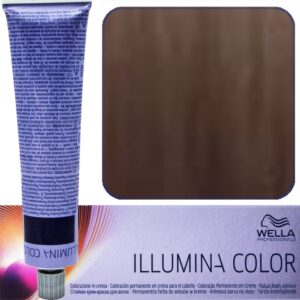 Wella Illumina Color - profesjonalna farba do włosów, 60ml 6/76 - Ciemny Blond Brązowo-Fioletow