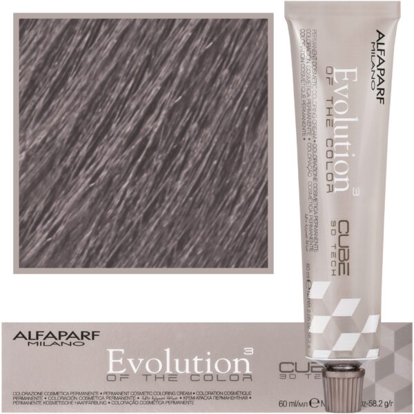 Alfaparf Evolution - farba do włosów 60ml cała paleta 8.21 | Jasny fioletowy popielaty blond