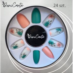 Deni Carte Tipsy Art - sztuczne paznokcie w ozdobnych wzorach, bez UV Floral | Kwiatowy