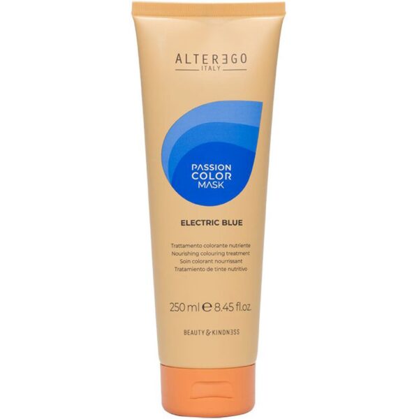Alter Ego Passion Color - maska koloryzująca do włosów, różne kolory, 250ml Electric Blue | Niebieski