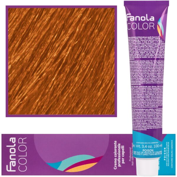 Fanola Crema Color farba – profesjonalny krem koloryzujący, 100 ml 11.7 | Super Platynowy Blond Irys