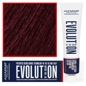 Alfaparf Evolution - wegańska farba do koloryzacji włosów, 60ml 5,6 | Jasny Brąz Czerwony