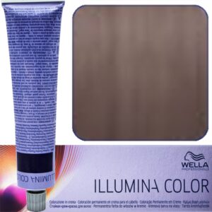 Wella Illumina Color - profesjonalna farba do włosów, 60ml 6/16 - Ciemny Blond Popielato-Fioletowy