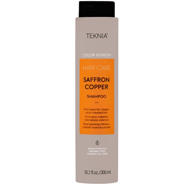 Lakme Teknia Refresh Saffron Copper - szampon do włosów farbowanych w odcieniach rudości, 300ml
