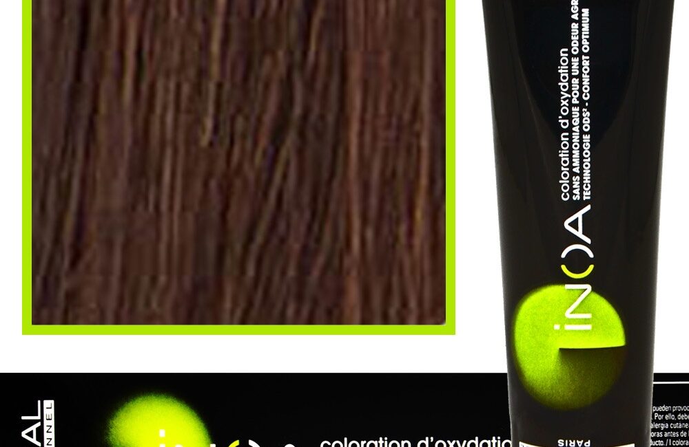 Loreal Inoa farba do włosów głęboki i trwały kolor dodatkowa ochrona włosa 60 ml 5.35 Jasny Brąz Złocisto - Mahoniowy