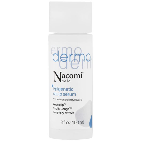 Nacomi Next Level Dermo - epigenetyczne serum do skóry głowy zapobiegające wypadaniu włosów, 100ml