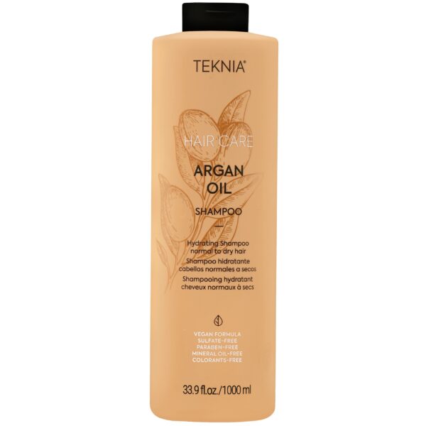 Lakme Teknia Argan Oil Shampoo - odżywczy szampon do włosów z olejkiem arganowym, 1000ml