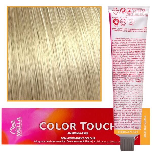 WELLA COLOR TOUCH profesjonalna farba do włosów 60 ml 10/1 Najjaśniejszy Blond Popielaty