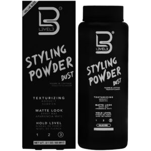 L3VEL3 Styling Powder - Mocno utrwalający puder do stylizacji włosów, 60g