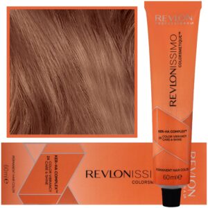 Revlon Revlonissimo Colorsmetique - kremowa farba do włosów, 60ml 7,4 | Średni Miedziany Blond