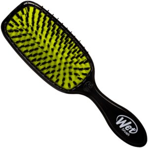 Wet Brush Shine Enhancer - wygładzająca szczotka z włosiem dzika Black | Czarny