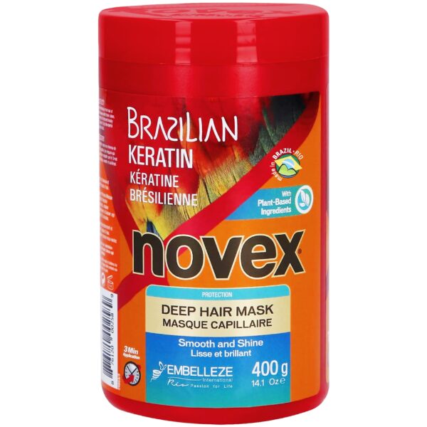 Novex Brazilian Keratin - keratynowa maska, regeneruje i odżywia, 400g