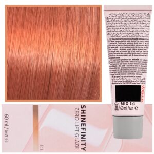 Wella Shinefinity Zero Lift Glaze - profesjonalna farba do włosów, 60ml 06/43 | Ciemny Czerwony Złocisty Blond