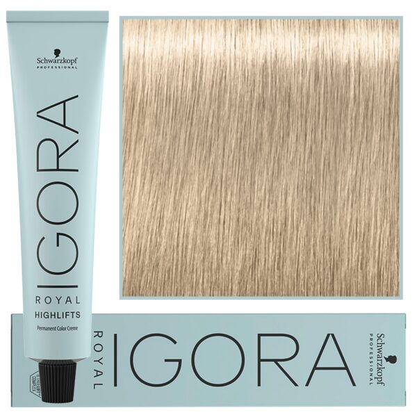Schwarzkopf Professional Igora Royal Highlifts - farba do włosów o rozjaśniającej formule, 60ml 12-2 | Specjalny Blond Popielaty