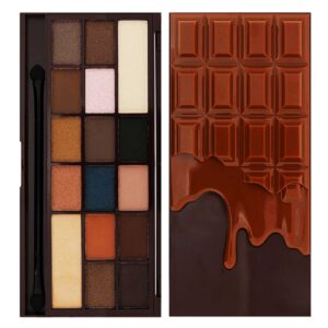 Makeup Revolution Eyeshadows Heart Chocolate Salted Caramel - cienie do powiek 22g
