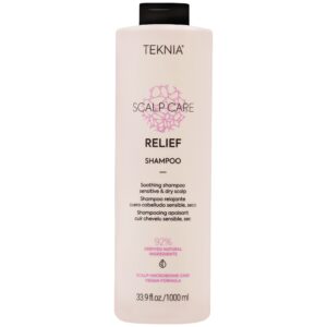 Lakme Teknia Scalp Care Relief Shampoo - łagodzący szampon do wrażliwej skóry głowy, 1000ml