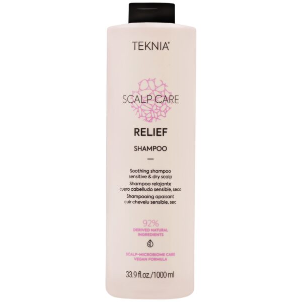 Lakme Teknia Scalp Care Relief Shampoo - łagodzący szampon do wrażliwej skóry głowy, 1000ml