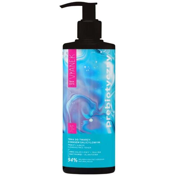 Vianek Prebiotyczny Tonik - tonik do twarzy z kwasem salicylowym, 300ml