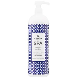 Kallos SPA Moisturizing Shower&Bath Cream - nawilżający kremowy żel pod prysznic, 1000ml