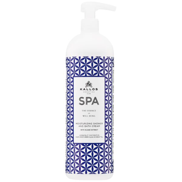 Kallos SPA Moisturizing Shower&Bath Cream - nawilżający kremowy żel pod prysznic, 1000ml
