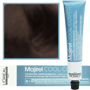 Loreal Majirel Cool Cover - farba zimne odcienie chłodnych blondów, 50ml 4 Brąz