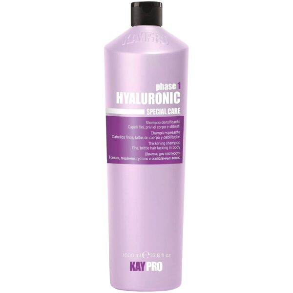 KayPro Hyaluronic Shampo - szampon dodający włosom objętości, 1000ml