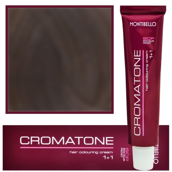 Montibello Cromatone farba profesjonalna trwała koloryzacja, 60ml 7,16 | Kasztanowy Popielaty Blond