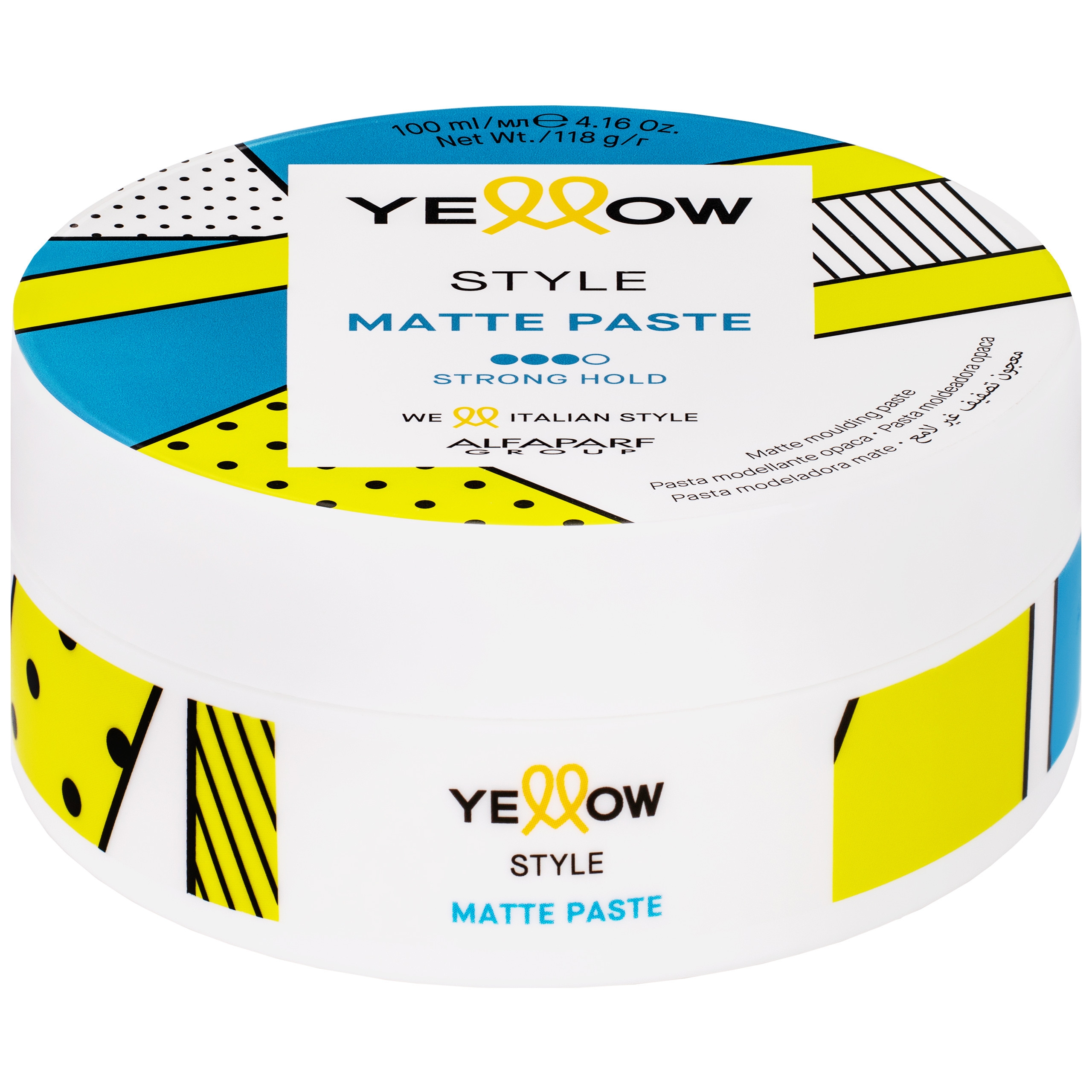 Alfaparf YELLOW Style Matte Paste – pasta modelująco-matująca do włosów, 100ml