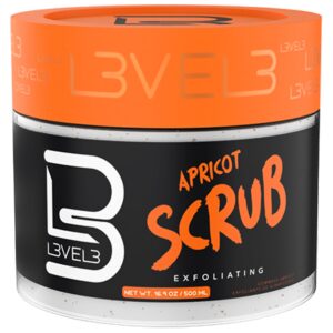 L3VEL3 Apricot Scrub - morelowy peeling do twarzy, 500ml