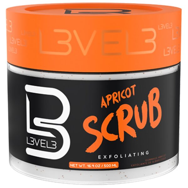 L3VEL3 Apricot Scrub - morelowy peeling do twarzy, 500ml