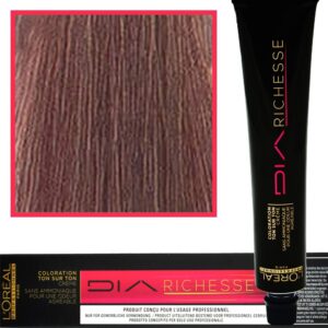 Loreal Dia Richesse farba do włosów 50ml 6.12 Ciemy Blond Popielato-Opalizujący
