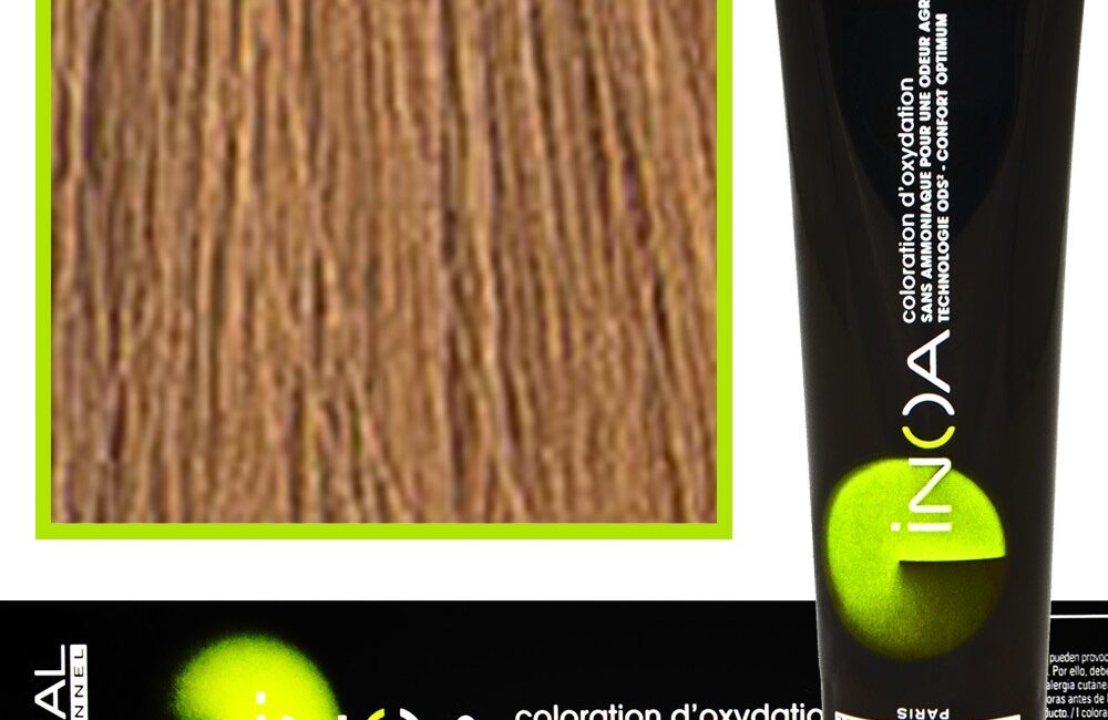 Loreal Inoa farba do włosów głęboki i trwały kolor dodatkowa ochrona włosa 60 ml 8.13 Jasny Blond Popielato - Złocisty