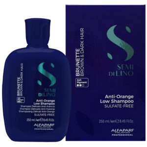 Alfaparf Anti Orange Low - szampon neutralizujący żółte odcienie do włosów ciemnych, 250ml