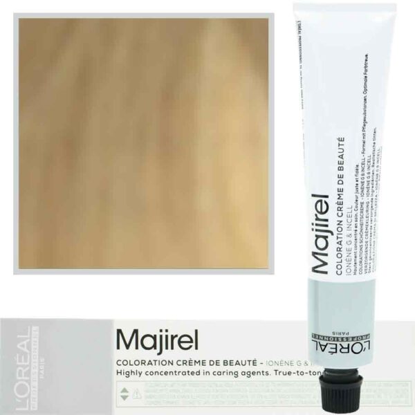 Loreal Majirel - profesjonalna farba do włosów, paleta kolorów, 50ml 10 Bardzo Bardzo Jasny Blond