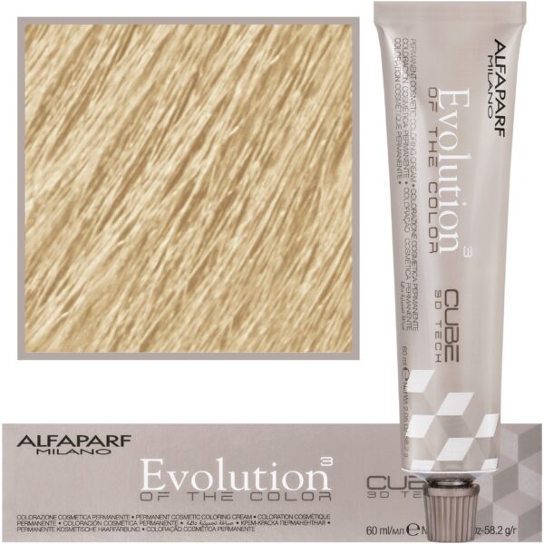 Alfaparf Evolution - farba do włosów 60ml cała paleta 10 NB | Najjaśniejszy ciepły naturalny blond