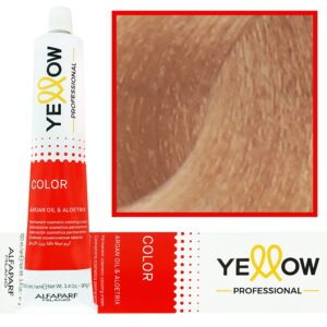 Alfaparf Yellow - trwała farba do włosów z aloesem i kiełkami pszenicy, 100ml 9 | Bardzo Jasny Naturalny Blond