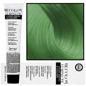 Be Hair Be Color 12 minute - farba do włosów bez amoniaku, 100ml Green | Zielony