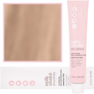 Milk Shake Smoothie Semi-Perm - farba do włosów bez amoniaku 100ml, paleta kolorów 9,13 | 9AG || Bardzo Jasny Złocisty Popielaty Blond