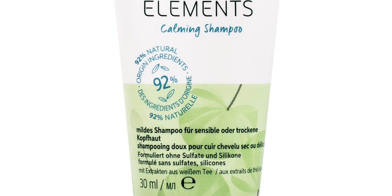 Wella Elements Calming - szampon do włosów i suchej lub wrażliwej skóry głowy, 30ml