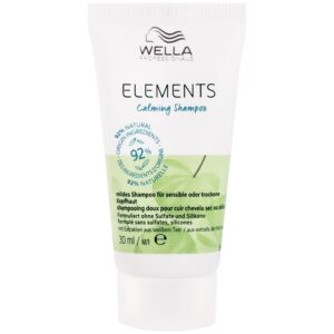 Wella Elements Calming - szampon do włosów i suchej lub wrażliwej skóry głowy, 30ml