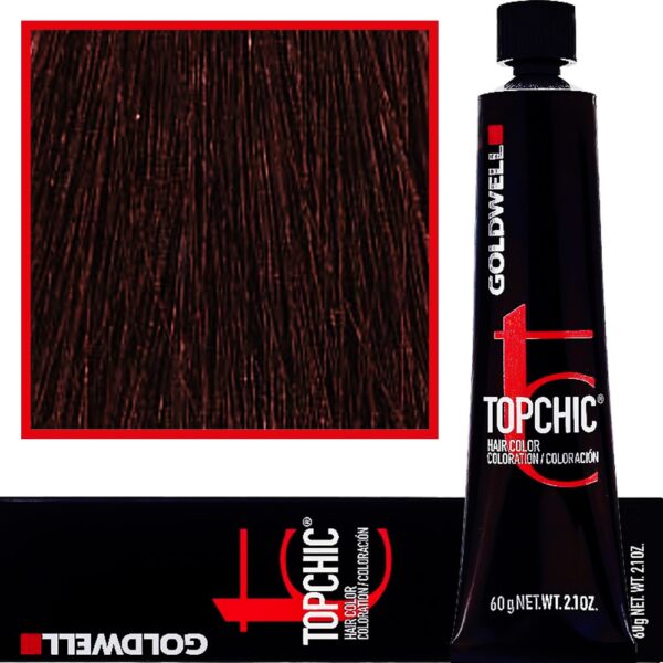 Goldwell Topchic - profesjonalna farba do włosów, 60ml 4-R Ciemna Czerwień