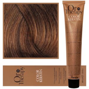 Fanola Oro Therapy - farba do włosów bez amoniaku, pełna paleta kolorów 7,34 | Złoty Miedziany Blond