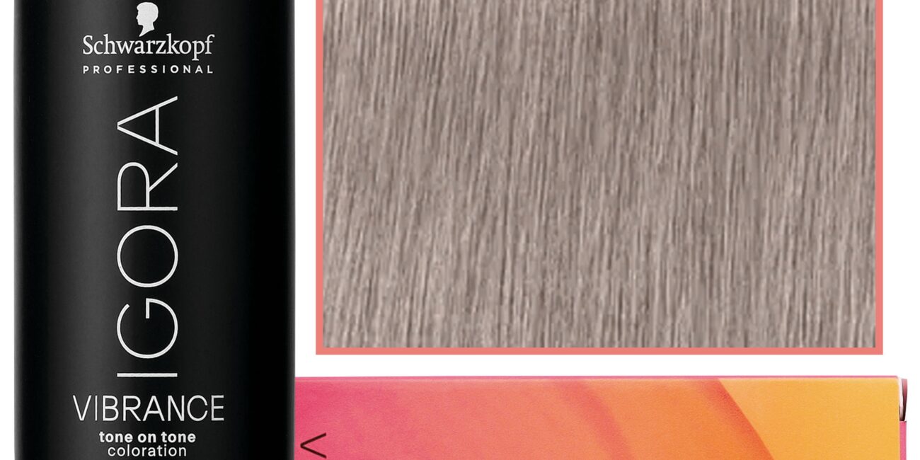 Schwarzkopf Professional Igora Vibrance – półtrwała farba do włosów bez amoniaku, 60ml 9,5-21 | Popielaty Cendre