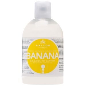 Kallos Banana Fortifying Shampoo - szampon do włosów zniszczonych z witaminami, 1000ml