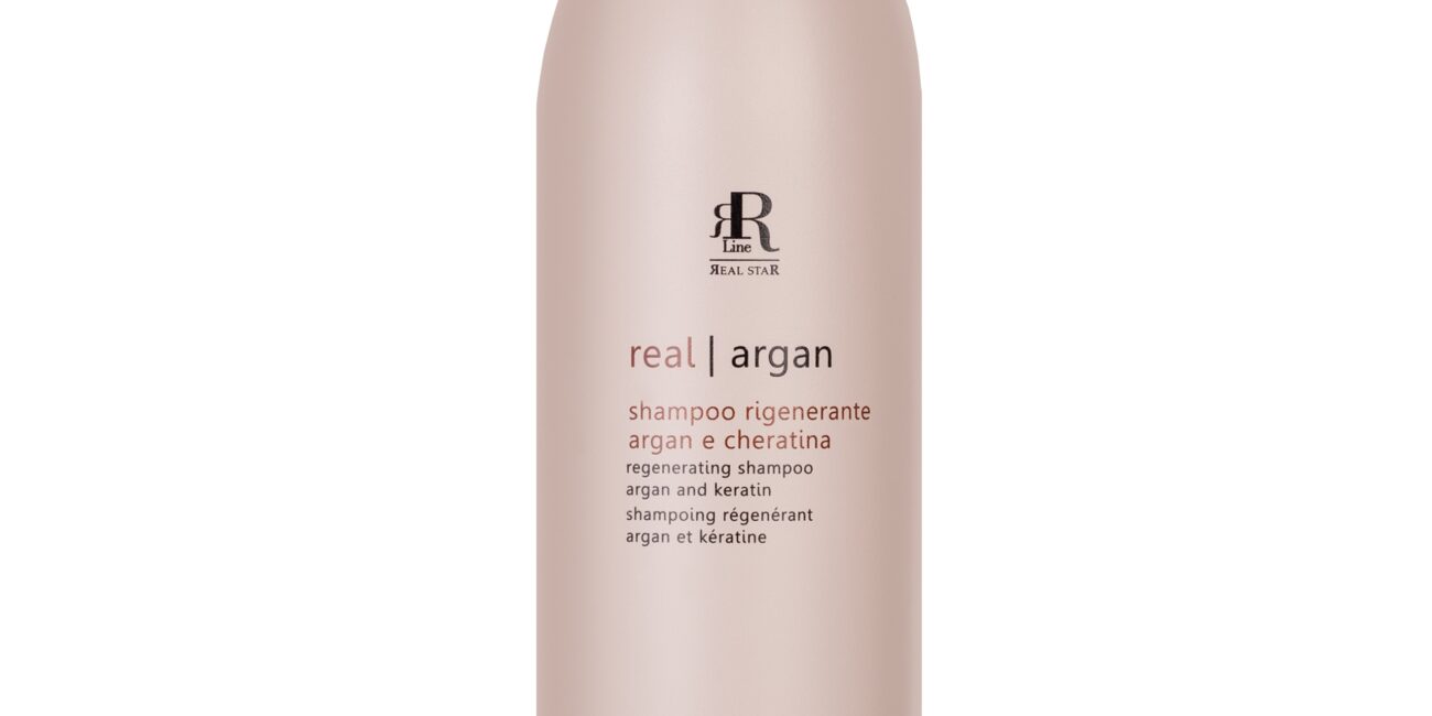 RR Line Argan Star wzmacniający szampon, włosy zniszczone i łamliwe 1000ml