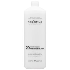 Proximus Cream Developer– oksydant do farbowania i rozjaśniania włosów, 1000 ml 6% | Volume 20