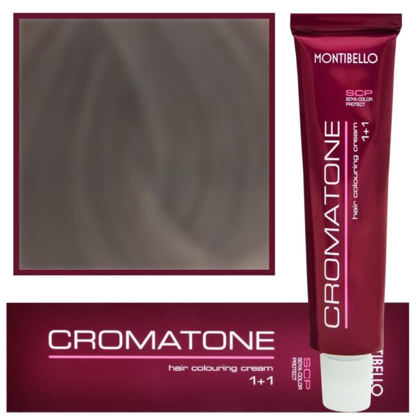 Montibello Cromatone farba profesjonalna trwała koloryzacja, 60ml 8,11 | Intensywny Popielaty Jasny Blond